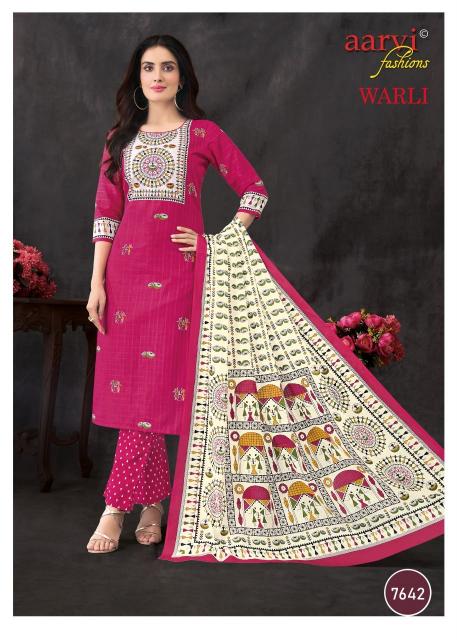 Aarvi warli vol-1 cotton satin kurtis wholesale